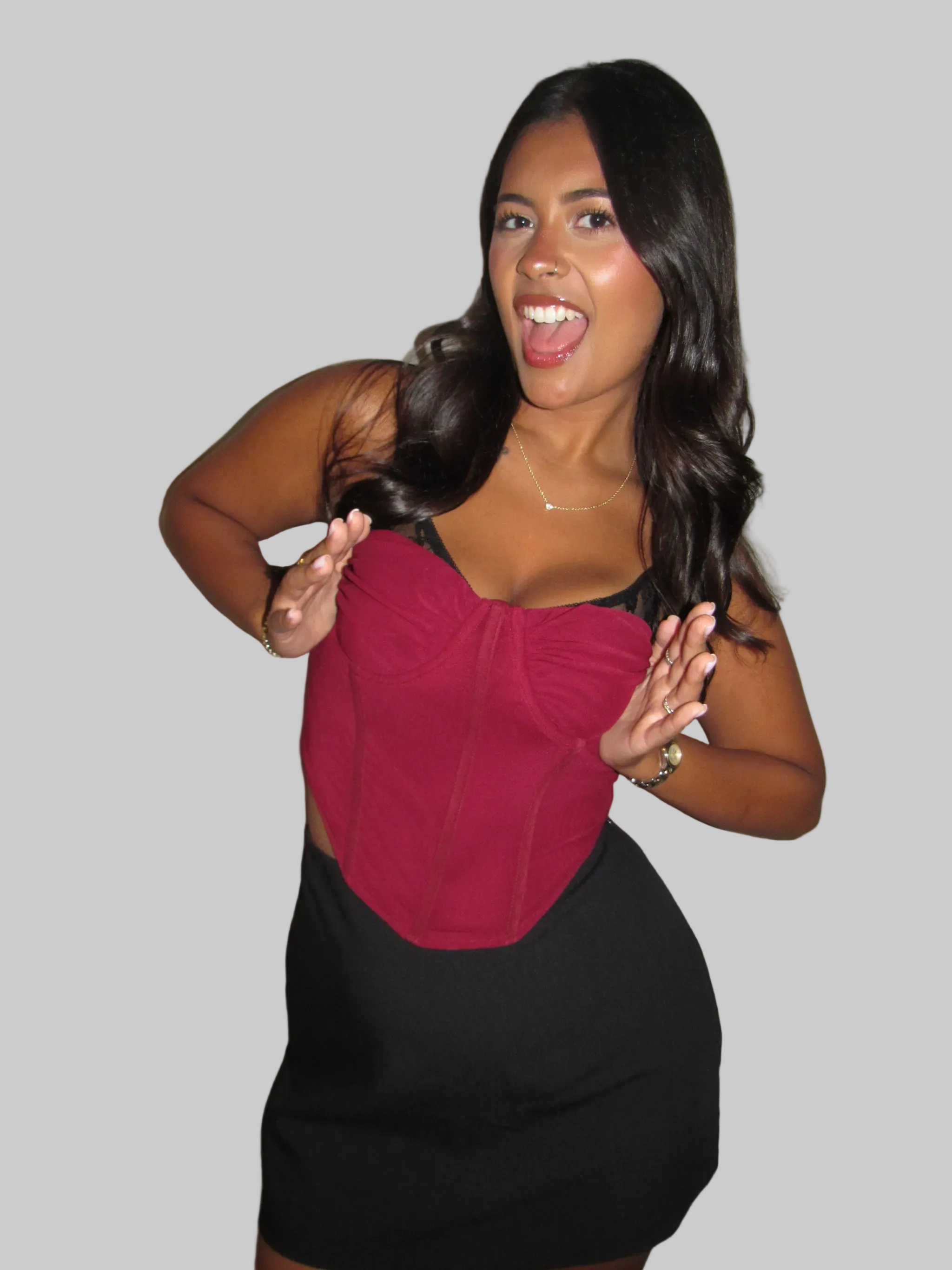 Cherry Pie Corset Top