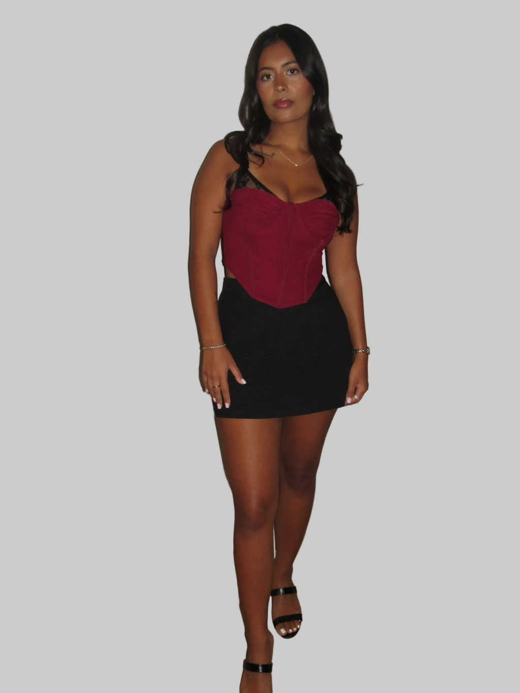 Cherry Pie Corset Top