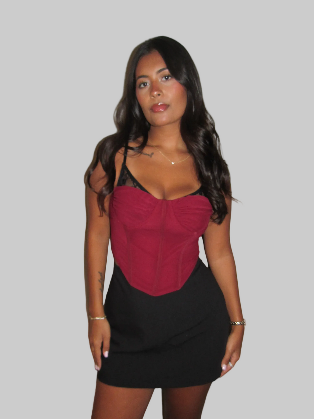 Cherry Pie Corset Top