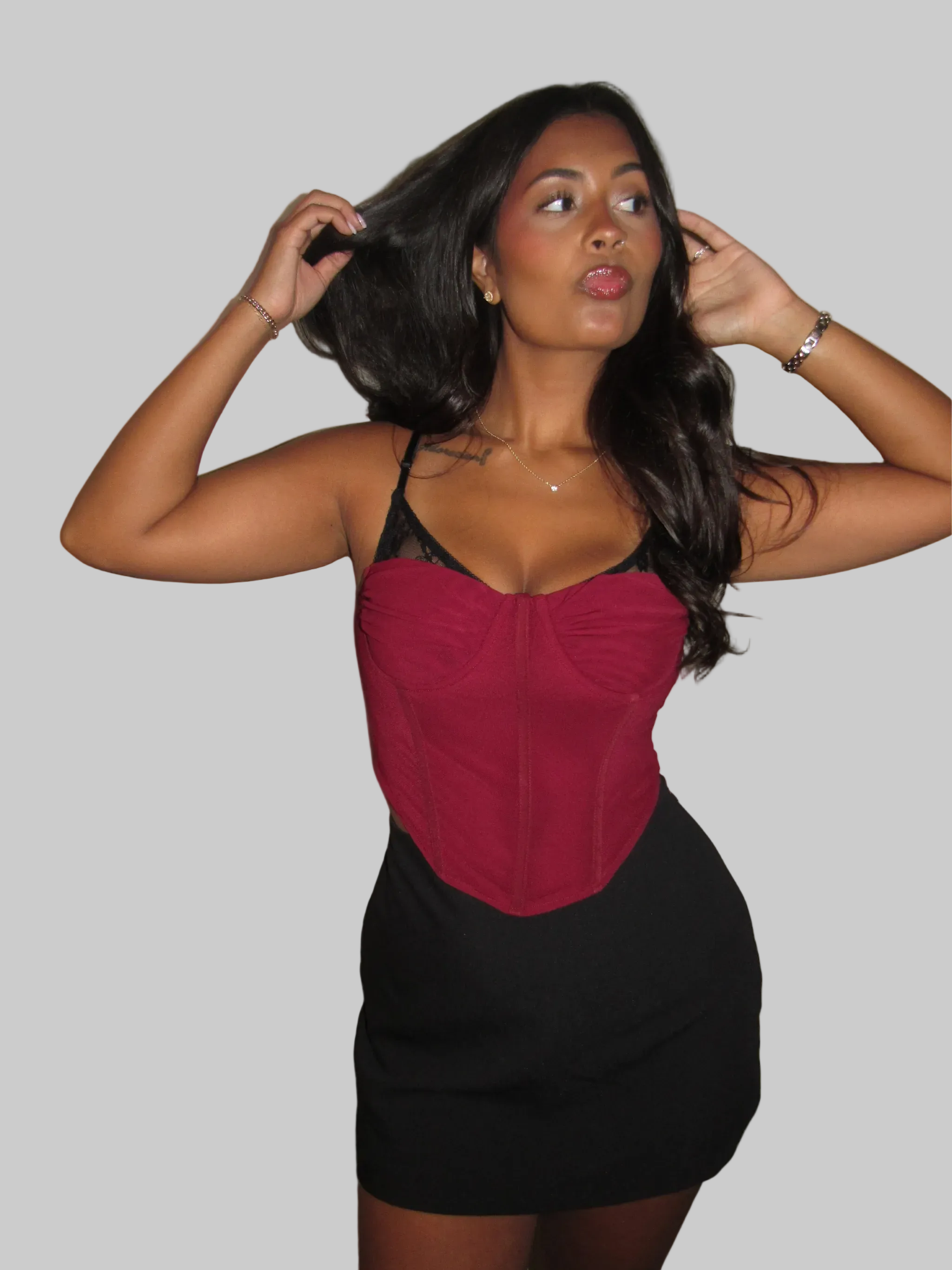 Cherry Pie Corset Top