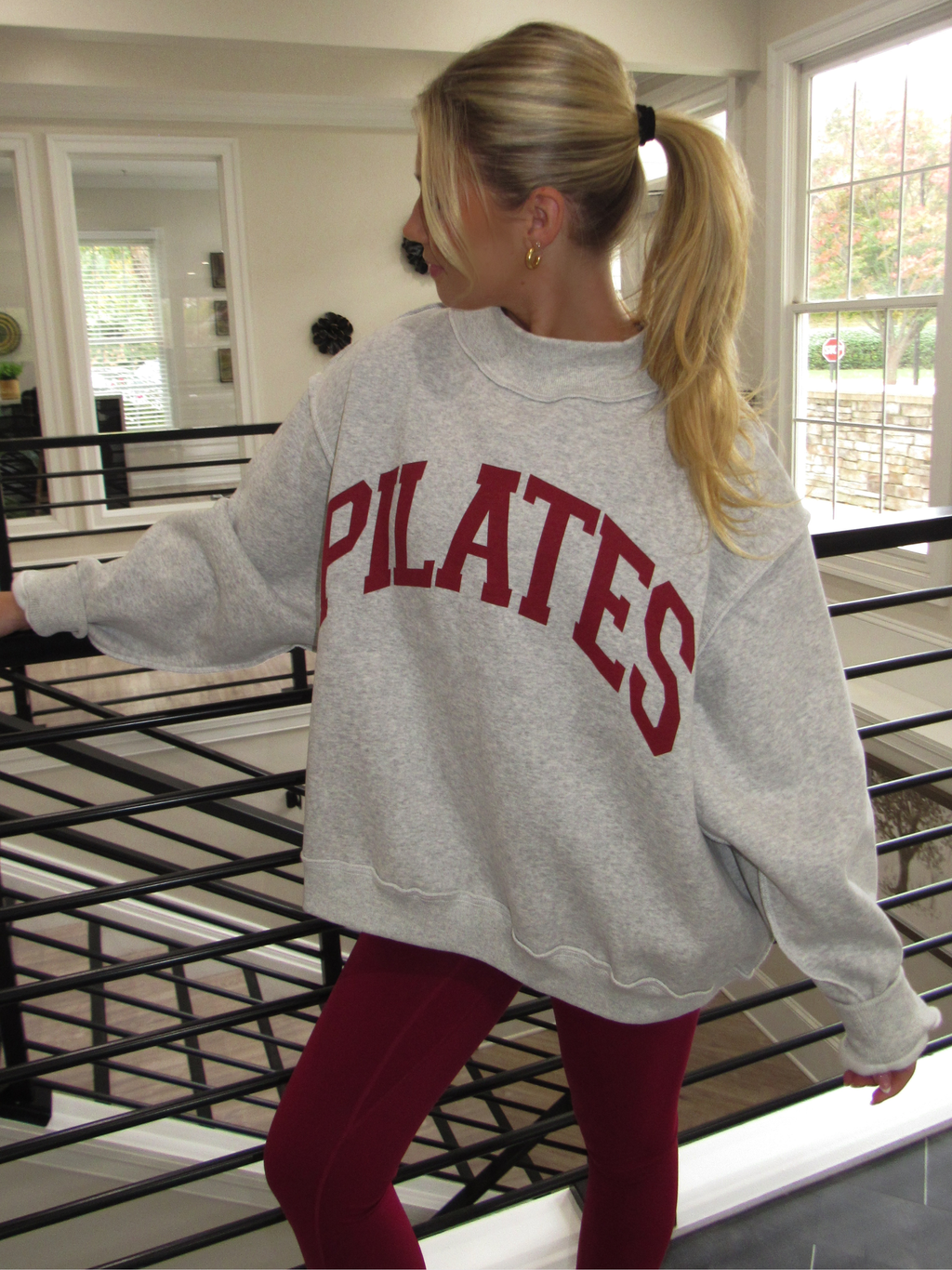 Pilates & Yoga Reversible Mockneck
