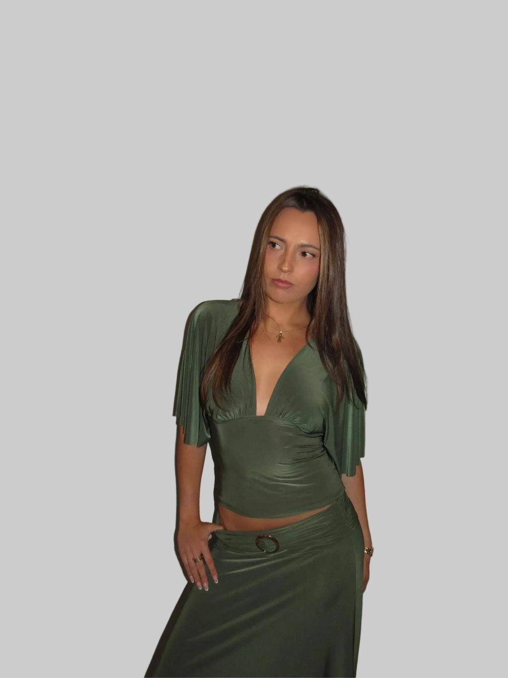 Olive Muse Top