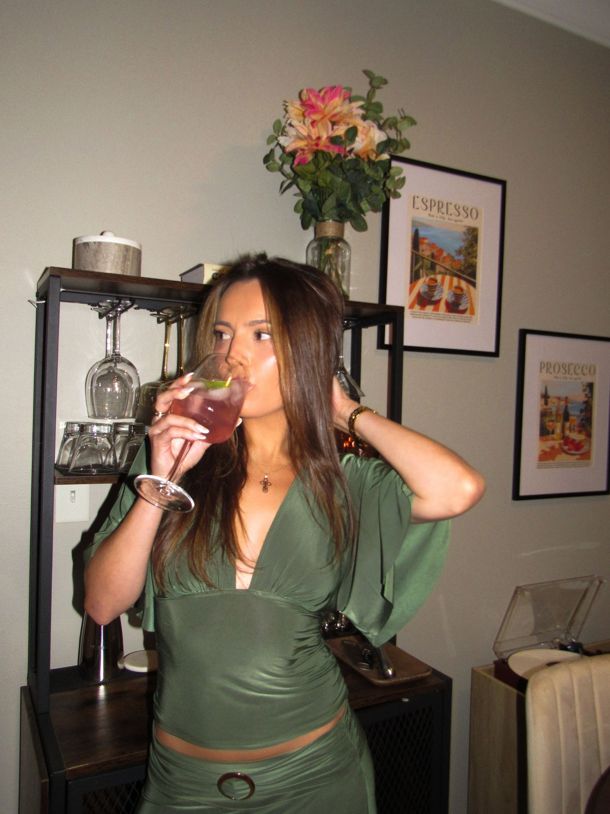 Olive Muse Top