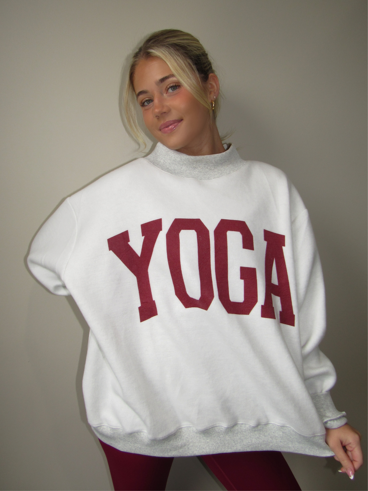 Pilates & Yoga Reversible Mockneck