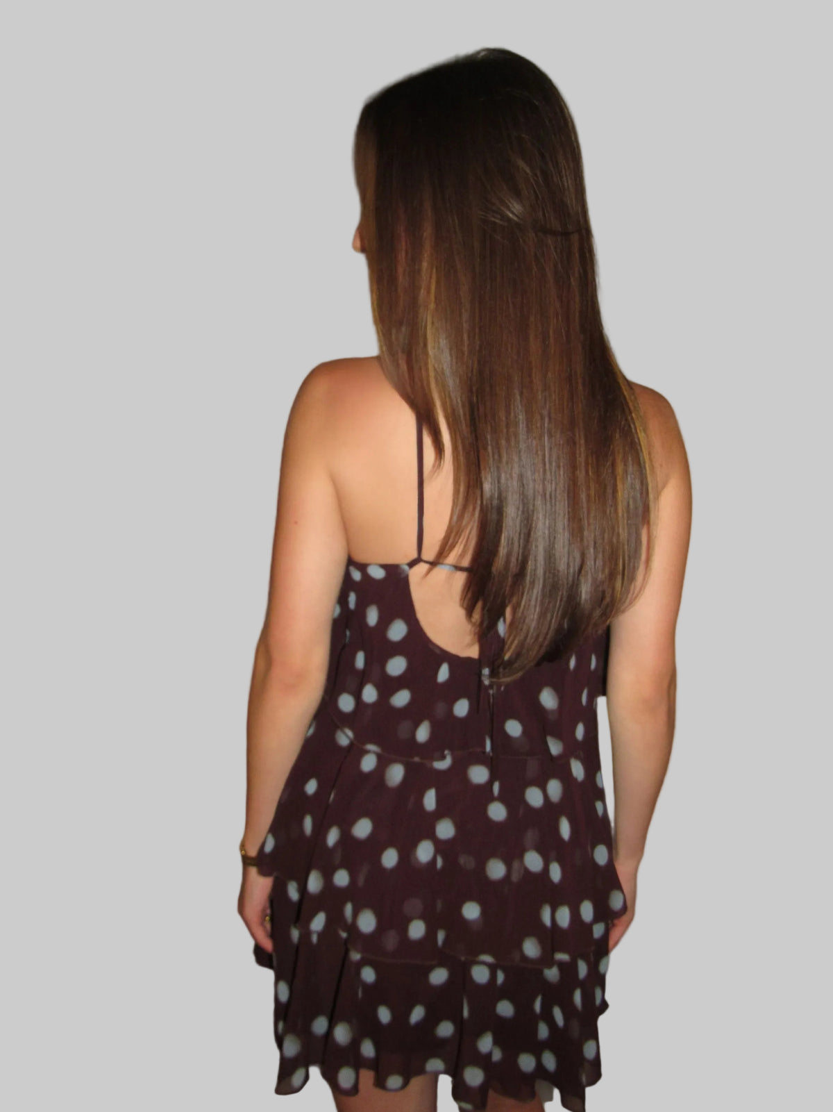 Lucia Polka Halter Dress