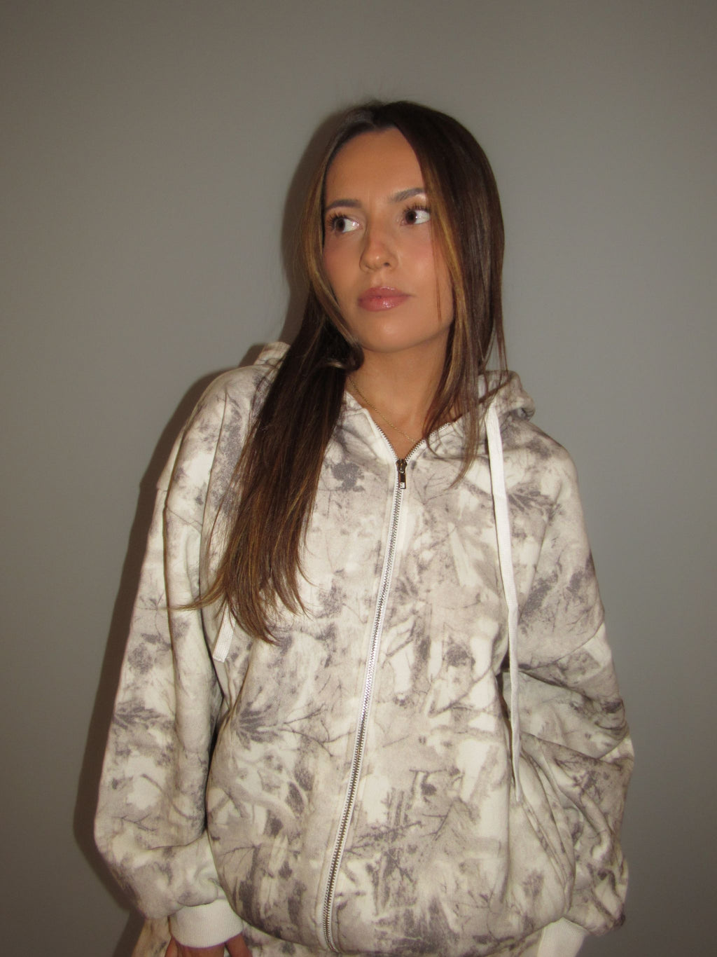 Aspen Haze Zip Hoodie