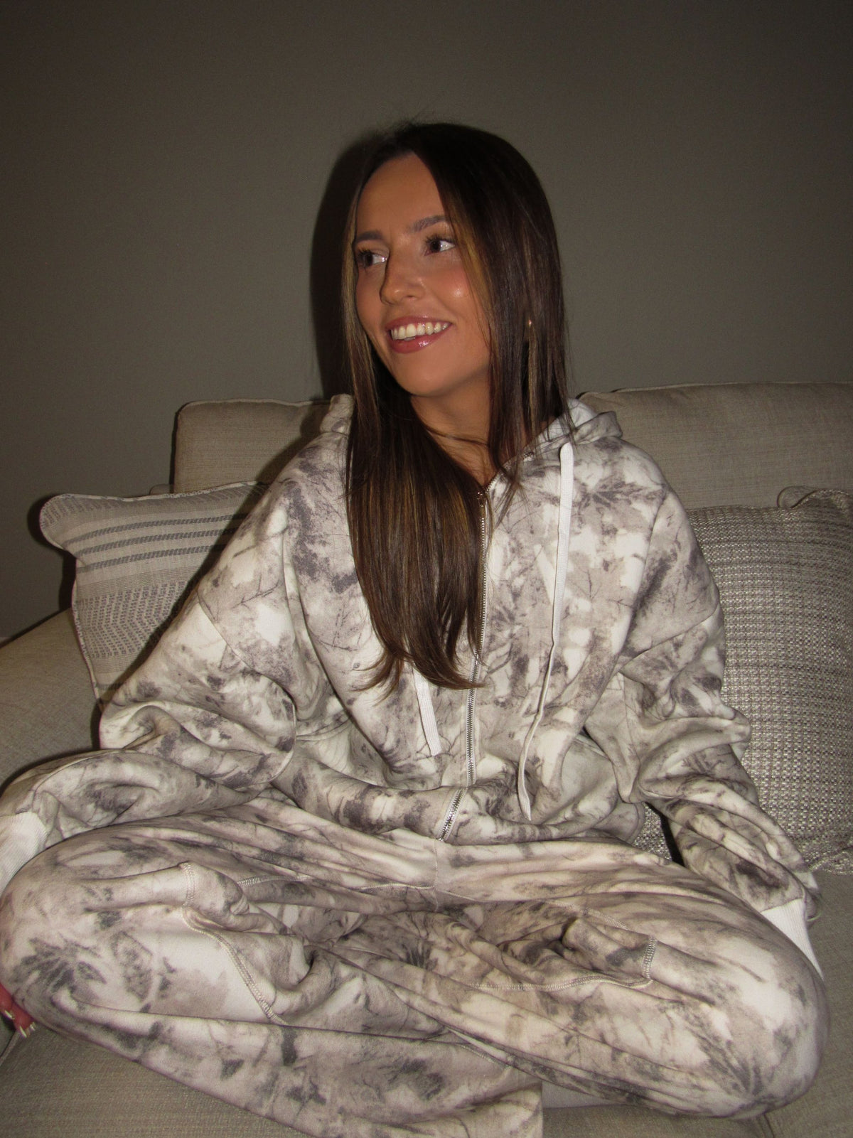 Aspen Haze Zip Hoodie