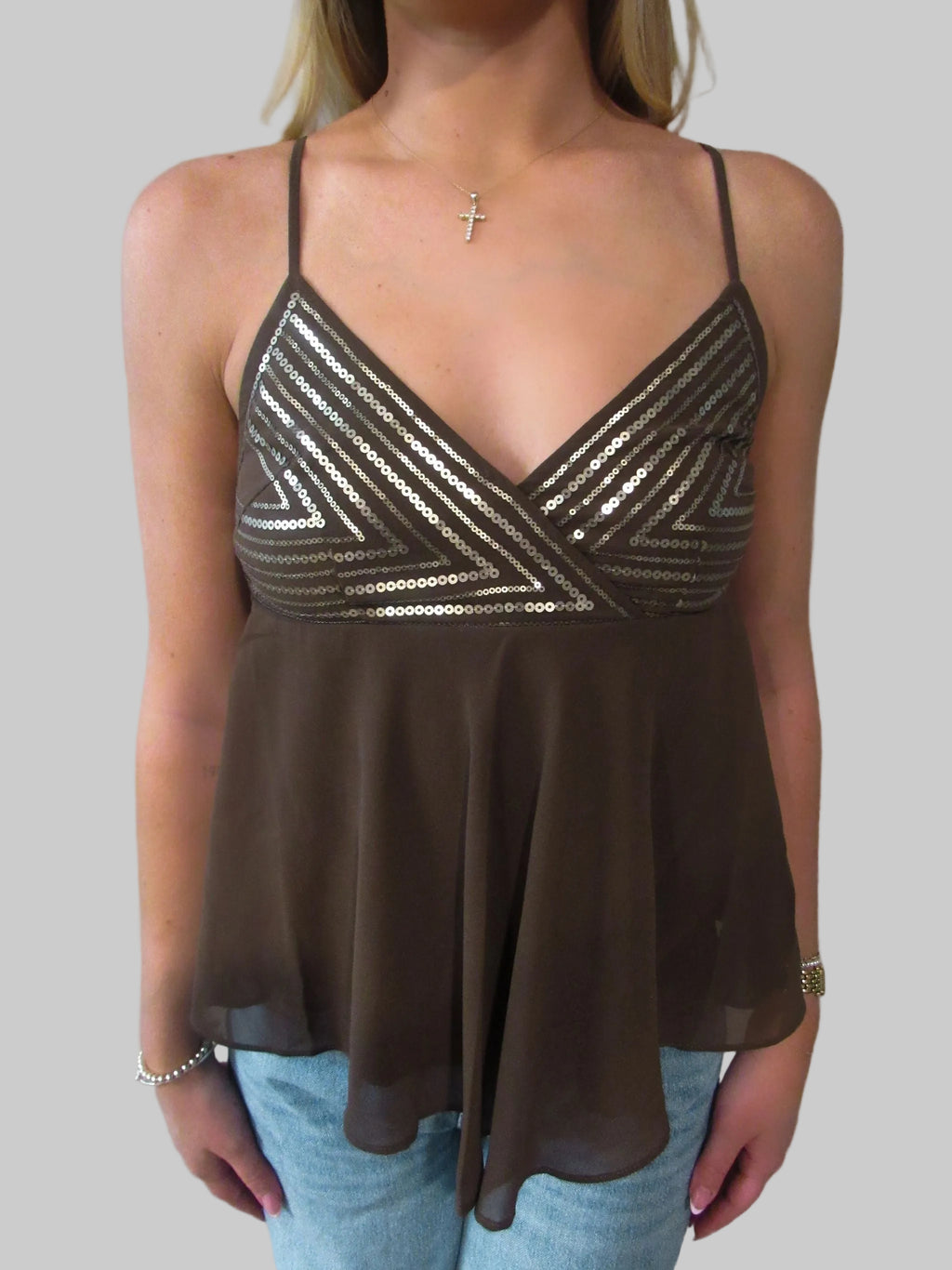 Gigi Sequin Cami Top