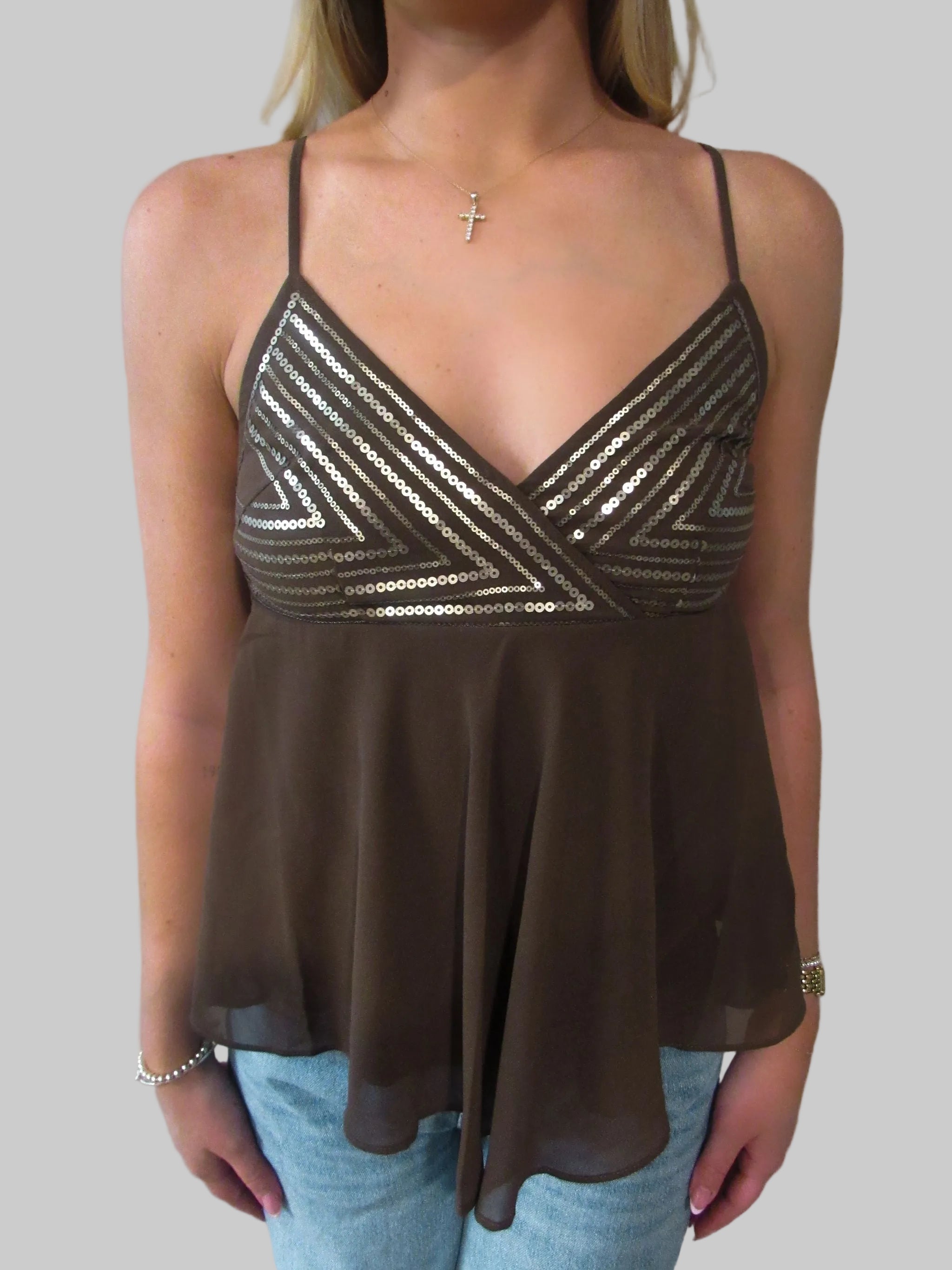 Gigi Sequin Cami Top