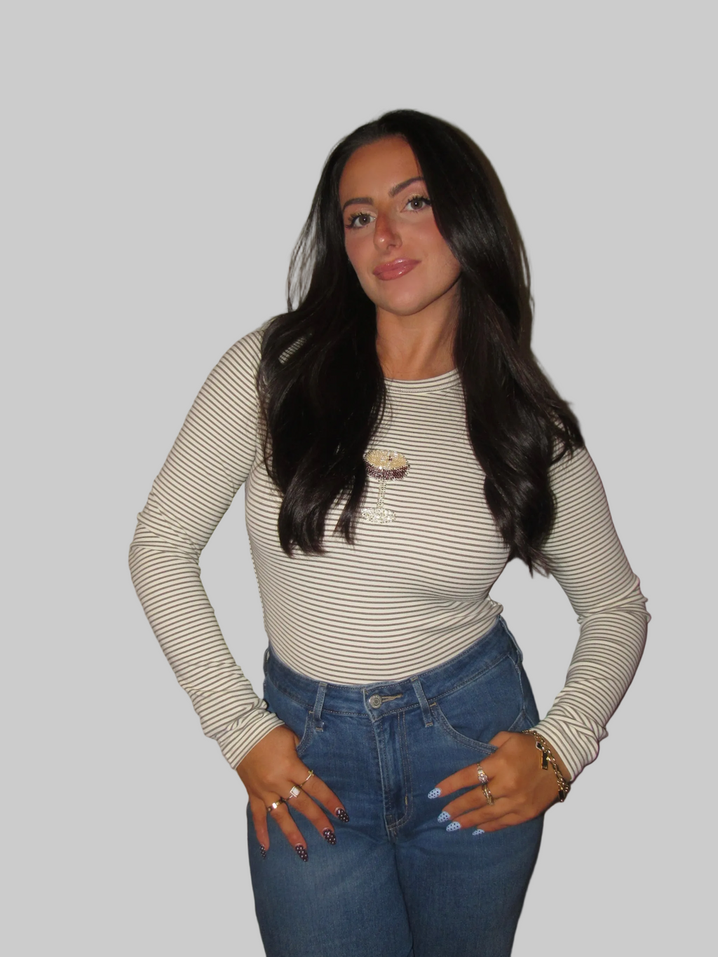 Espresso Tini Beaded Top