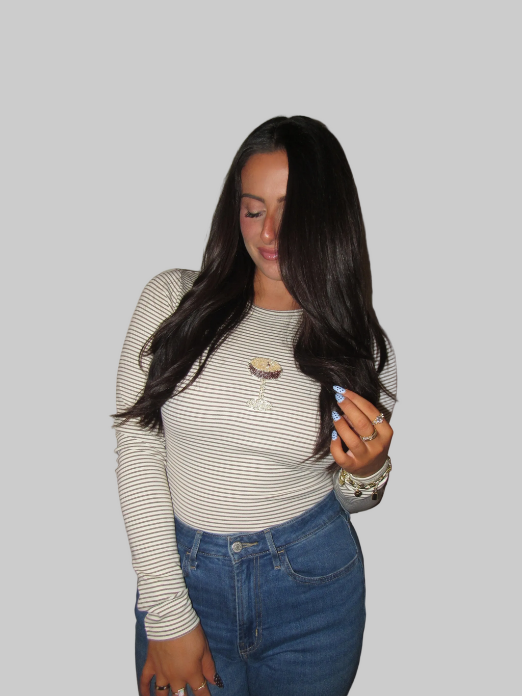 Espresso Tini Beaded Top