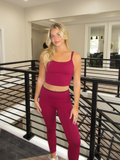 Merlot Sculpt Leggings