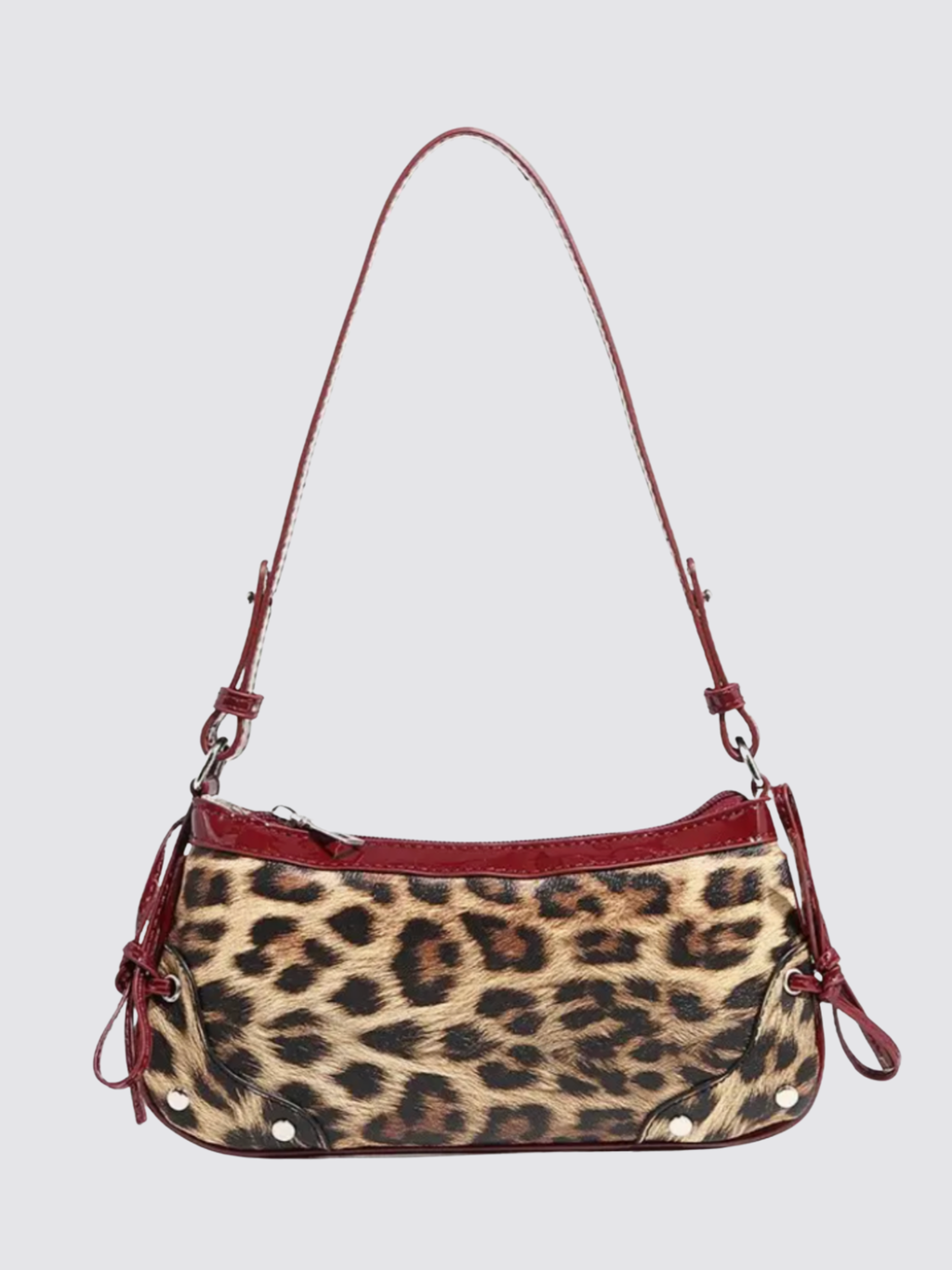 Leopard Print Mini Shoulder Bag