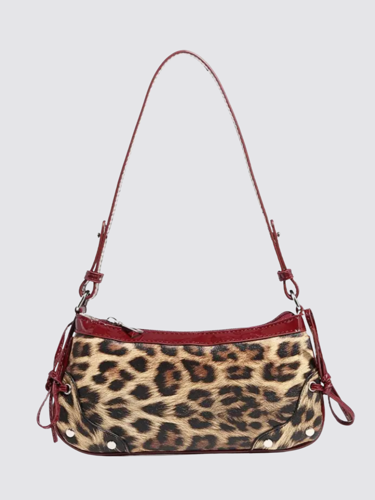 Leopard Print Mini Shoulder Bag