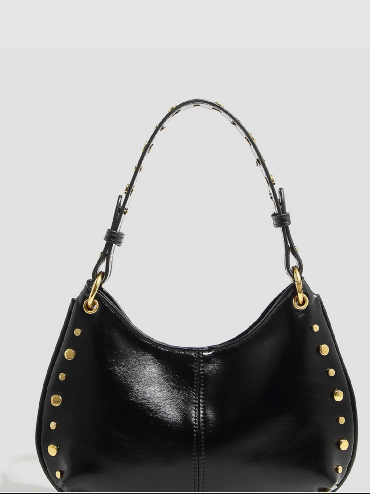 Boston Studded Shoulder Purse