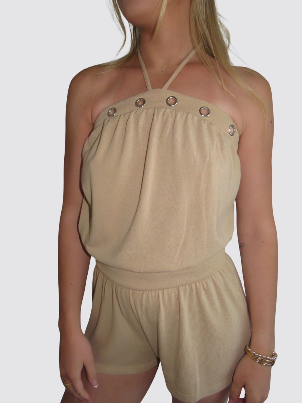 Mila Eyelet Romper