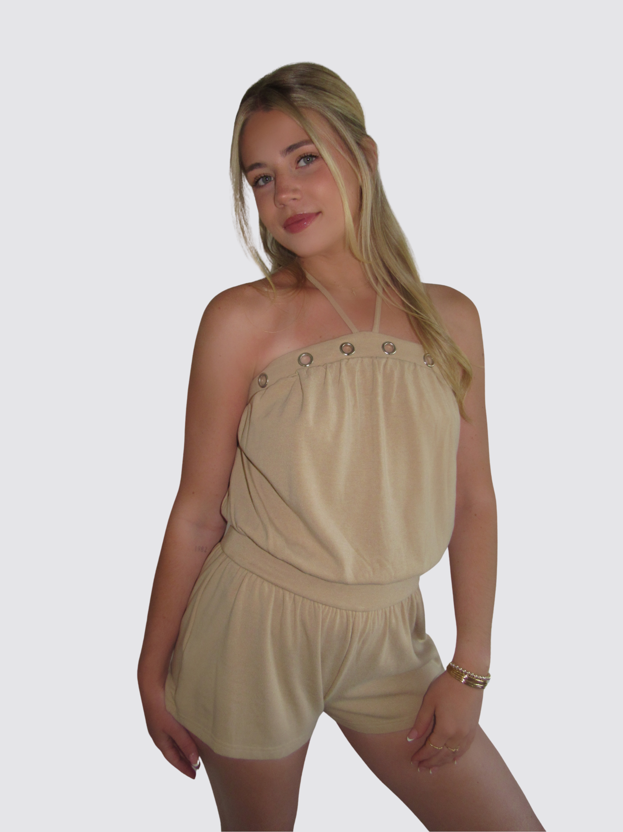 Mila Eyelet Romper