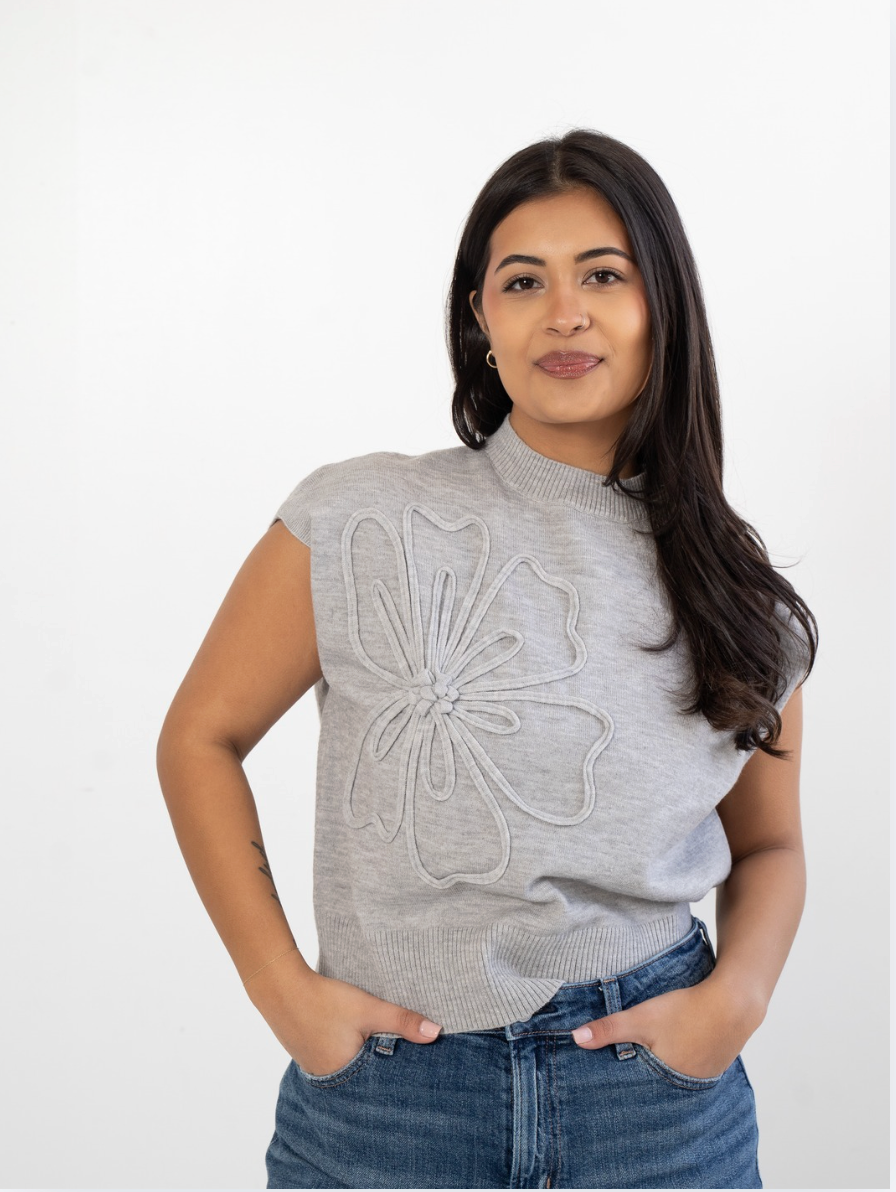 Florence Jacquard Knit Top