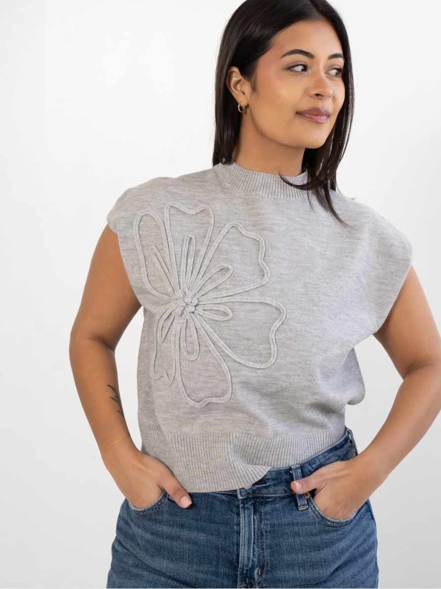 Florence Jacquard Knit Top