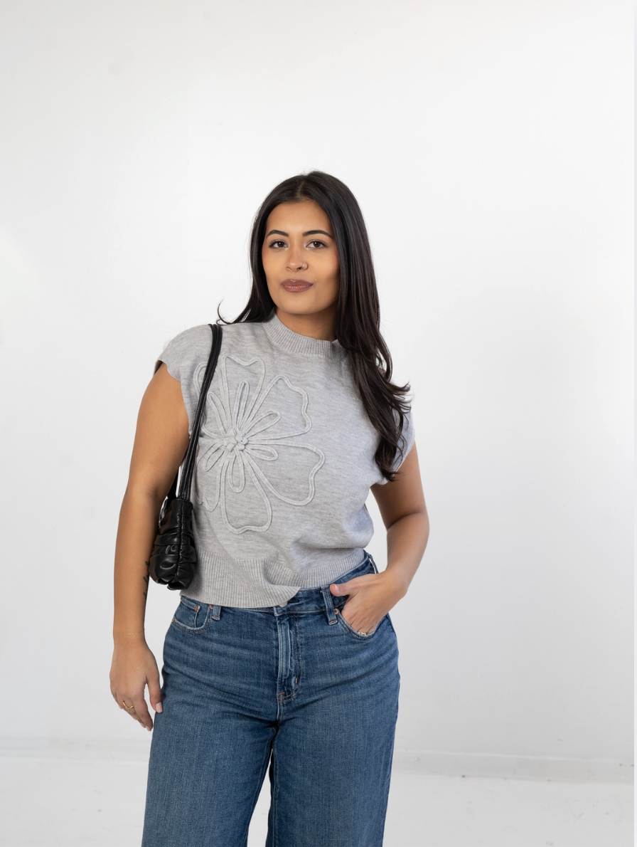 Florence Jacquard Knit Top