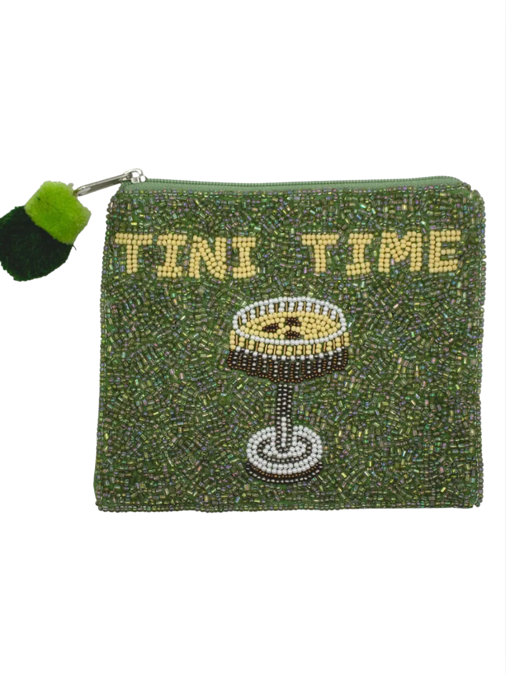 Tini Time Beaded Coin Purse