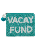 Vacay Funds Beaded Coin Purse