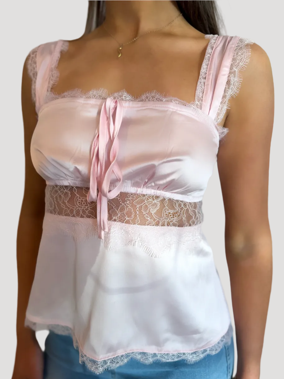 Audriana Babydoll Top - PINK