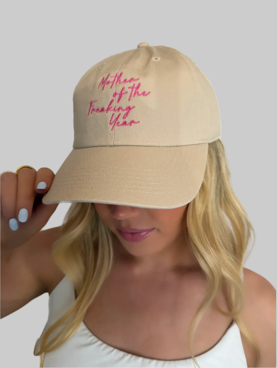 Mother of the Freaking Year Baseball Cap