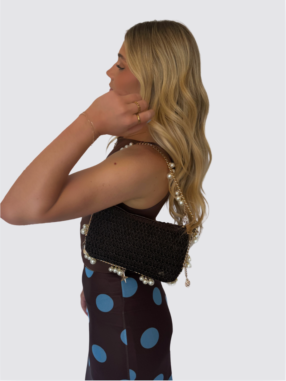Pearl Charm Mini Shoulder Bag