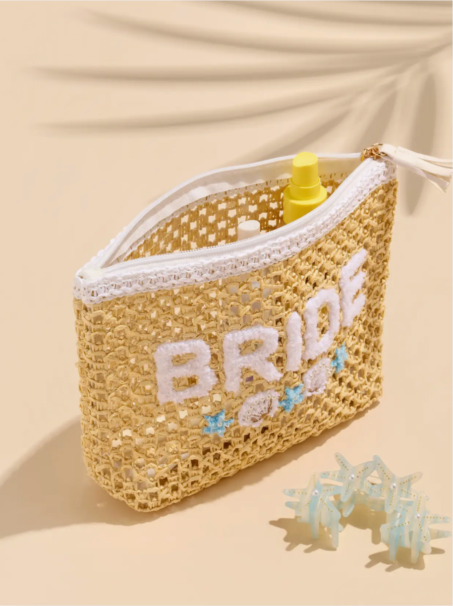 Bride Coastal Zip Pouch