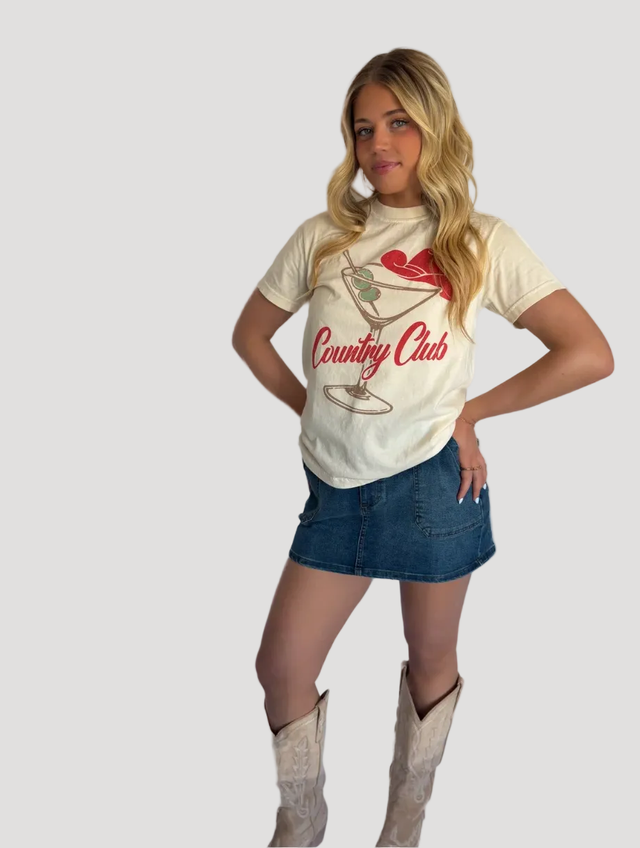 Country Club Martini Tee