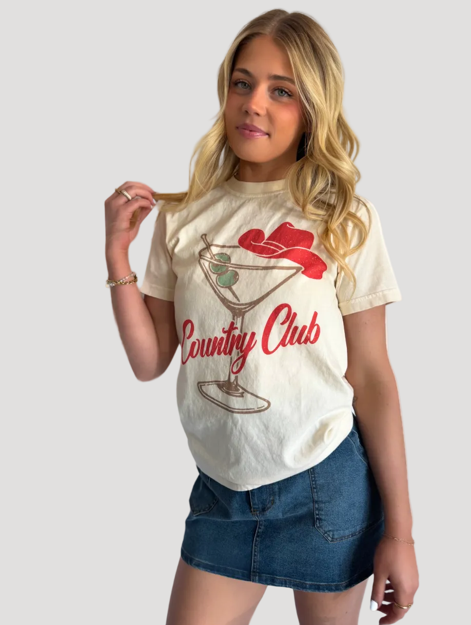 Country Club Martini Tee