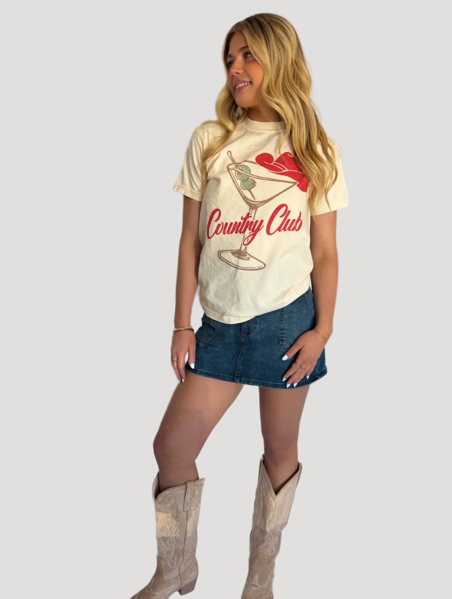 Country Club Martini Tee