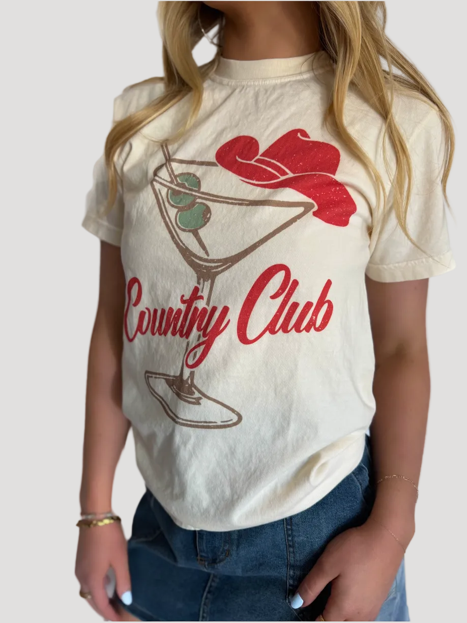 Country Club Martini Tee