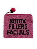 Botox Fillers Facials Beaded Coin Purse
