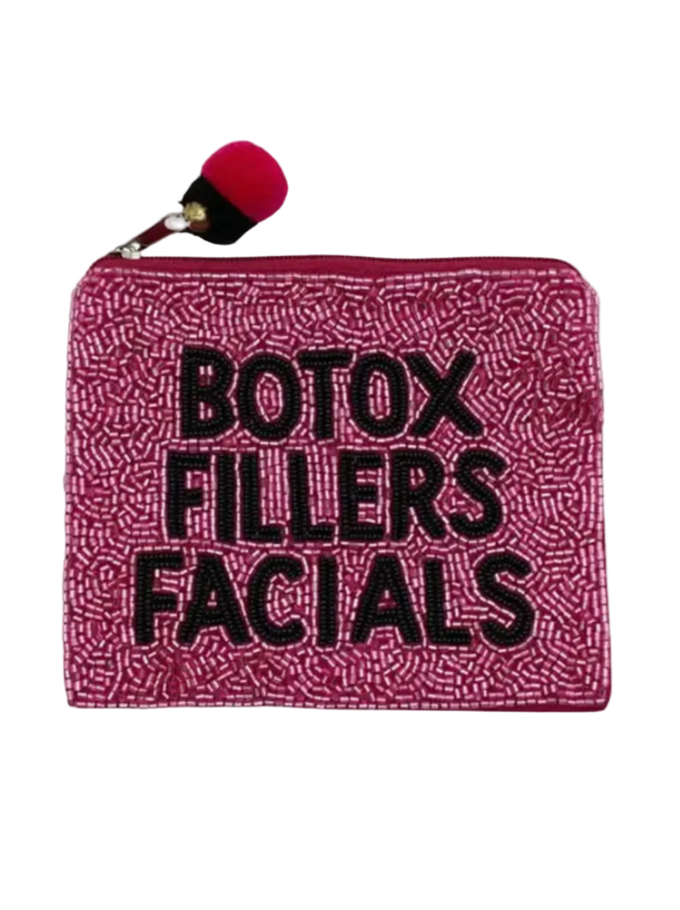 Botox Fillers Facials Beaded Coin Purse