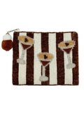 Espresso Martini Beaded Coin Purse