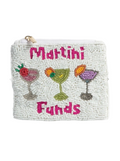 Martini Funds Beaded Coin Purse