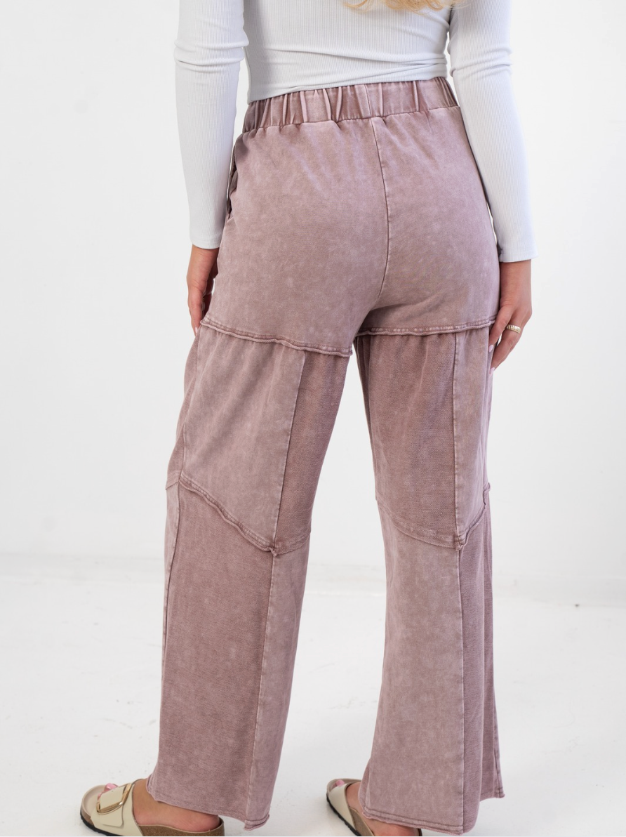 Elle Wide Leg Drawstring Pants