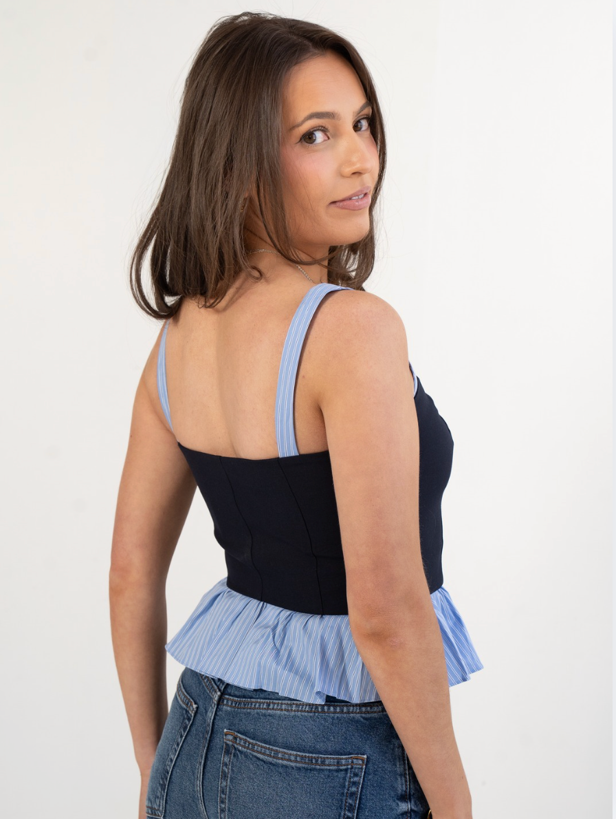 Hamptons Layered Corset Top