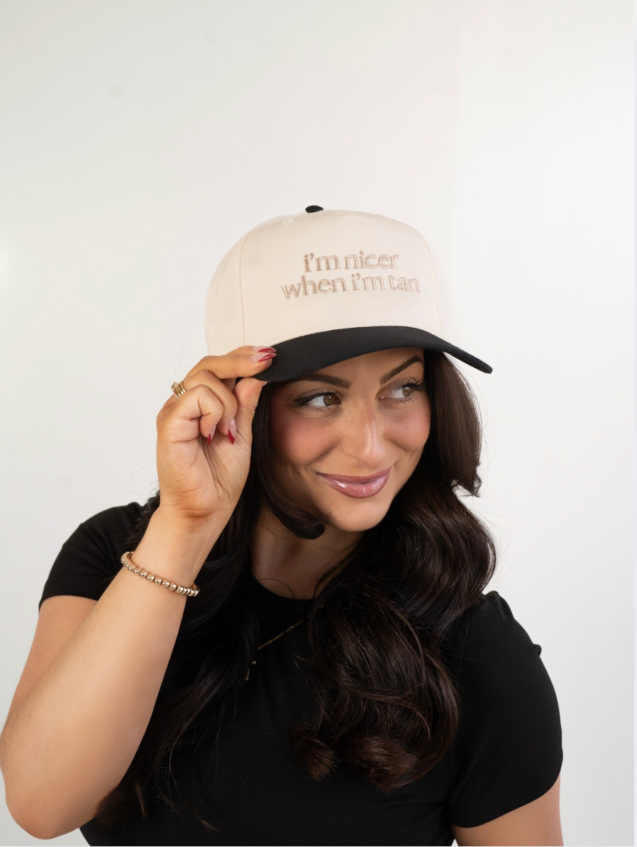 I'm Nicer When I'm Tan Trucker Hat
