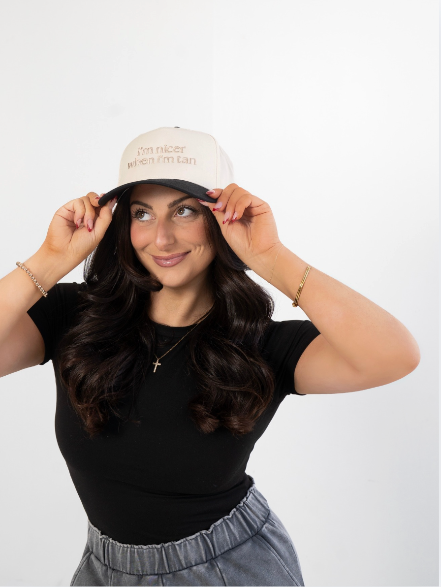 I'm Nicer When I'm Tan Trucker Hat
