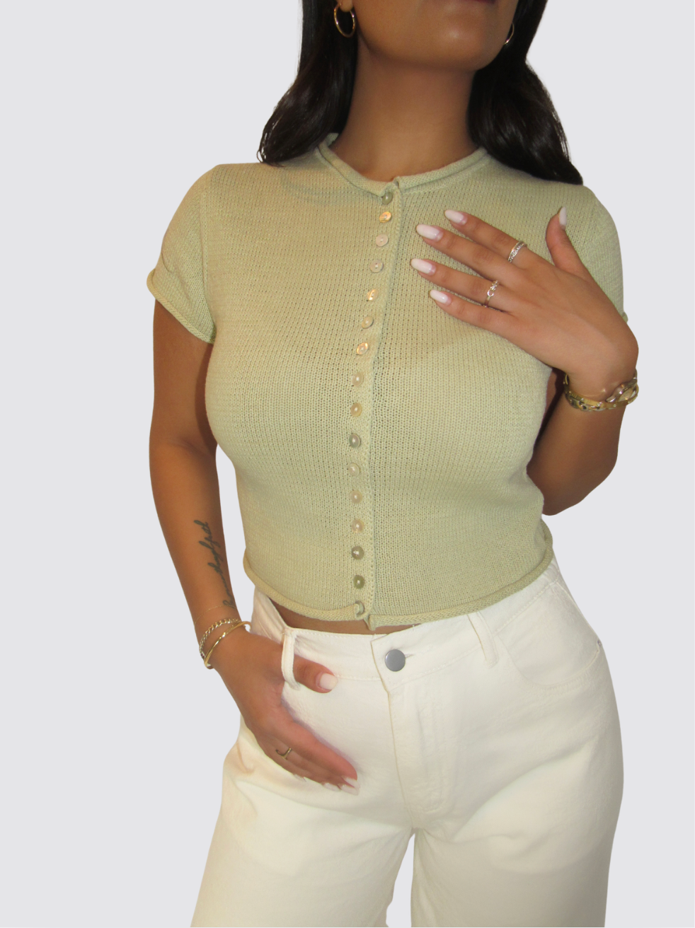 Sage Coast Knit Top